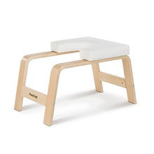 Load image into Gallery viewer, FeetUp - The Original Yoga Headstand Bench, Vegan Handstand Trainer Bench and Stand, Strength Training Inversion Equipment for Relaxation & Strength, Includes App & Starter Kit, Classic, White