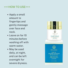 Load image into Gallery viewer, Hylunia Hyaluronic Acid Cream Mask - Natural Vegan Wrinkle Repair - 1.7 fl oz