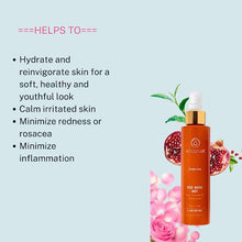 Load image into Gallery viewer, Hylunia Rose Water Mist - 5.1 fl oz - Calendula and Pomegranate - Natural Vegan Skin Repair