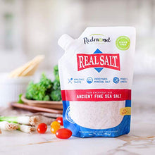 Load image into Gallery viewer, Redmond Real Salt - Ancient Fine Sea Salt, Unrefined Mineral Salt, 16 Ounce Pouch (1 Pack)