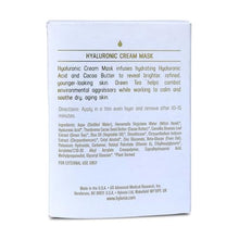 Load image into Gallery viewer, Hylunia Hyaluronic Acid Cream Mask - Natural Vegan Wrinkle Repair - 1.7 fl oz