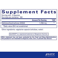 Load image into Gallery viewer, Pure Encapsulations MSM Capsules | Sulfur Supplement to Support Joints, Immune System, Connective Tissue, and Respiratory Health* | 360 Capsules