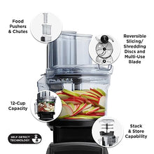 Load image into Gallery viewer, Vitamix 12-Cup Food Processor Attachment with SELF-DETECT™, Compatible with Ascent and Venturist Series, Black