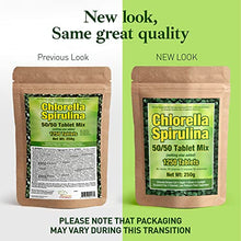 Load image into Gallery viewer, Premium Chlorella Spirulina | 1,250 TABLETS (4 Months Supply) | NON-GMO | Vegan Organic Capsules | Sunlight Grown | Deep Green | Cracked Cell Wall | Alkalizing | High Protein, Iron, Zinc, Chlorophyll | by Good Natured