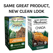 Load image into Gallery viewer, Host Defense, Chaga Capsules, Antioxidant and DNA Support, Mushroom Supplement, Unflavored, 120