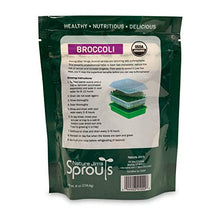 Load image into Gallery viewer, Nature Jims Sprouts Broccoli Sprout Seeds - Certified Organic Broccoli Sprouting Seeds for Indoor/Outdoor Use - Rich in Sulforaphane Healthy, Nutritious Broccoli Seeds Sprout in 5 Days - 8oz