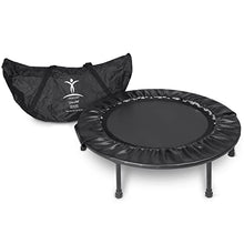 Load image into Gallery viewer, Half Fold CELLERCISER Rebounder Kit - Without BAR - Carrying Case - Workout DVD - All Steel Construction - Tri-Daptable Spring Technology - Low Impact Great for All Fitness Levels and Ages
