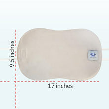 Load image into Gallery viewer, Castor Oil Pack for Liver (Compress) by Queen of the Thrones - Less Mess, Reusable, Comfort Sleep Fit - Organic Cotton Flannel, Soft Ties &amp; Naturopathic Doctor Designed (Castor Oil sold separately)
