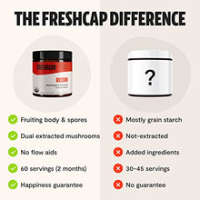 Load image into Gallery viewer, FreshCap, Reishi Mushroom Powder (60 Servings), Supplement for Longevity, Organic Dual Extract (27% Beta glucan, 1.4% Triterpene)
