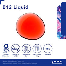 Load image into Gallery viewer, Pure Encapsulations B12 Liquid | 1,000 mcg Vitamin B12 (Methylcobalamin) Supplement to Support Nerves, Immune Health, Energy, and Cognitive Function* | 1 fl. oz.
