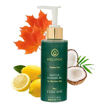 Load image into Gallery viewer, Hylunia Salicylic Facial Cleansing Gel - 5.1 fl oz - Hyaluronic Acid Serum - Acne Prevention for oily Skin
