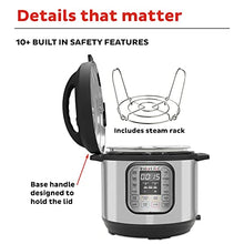 Load image into Gallery viewer, Instant Pot Duo 7-in-1 Electric Pressure Cooker, Slow Cooker, Rice Cooker, Steamer, Sauté, Yogurt Maker, Warmer &amp; Sterilizer, Includes App With Over 800 Recipes, Stainless Steel, 6 Quart
