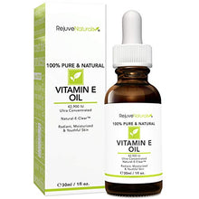 Load image into Gallery viewer, Vitamin E Oil - 100% Pure &amp; Natural, 42,900 IU. Repair Dry, Damaged Skin from Surgery &amp; Acne, Age Spots &amp; Wrinkles. Boost Collagen for Moisturized, Youthful-Looking Skin. d-Alpha tocopherol, 1 Fl Oz
