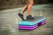 Load image into Gallery viewer, The Step (Made in USA) Original Aerobic Platform for Total Body Fitness – Health Club Size,Teal,F1010W, No DVD
