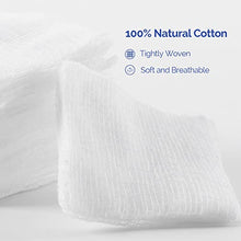 Load image into Gallery viewer, 1000pcs Cotton Gauze Pads 2x2, JMU 8-ply Woven Gauze Sponges, Cotton Filled Gauze Pads, Non-Sterile Surgical Sponges, Nonstick Dental Gauze Pads
