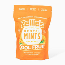 Load image into Gallery viewer, Zellie's | 100% Xylitol Sugar Free Cool Fruit Mints Breath Mints | Non-GMO, Low-Calorie, Gluten Free, Vegan &amp; Kosher Mints (540 Count - Pack of 1)

