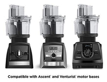 Load image into Gallery viewer, Vitamix 12-Cup Food Processor Attachment with SELF-DETECT™, Compatible with Ascent and Venturist Series, Black
