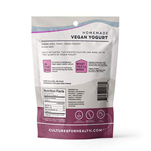 Load image into Gallery viewer, Cultures for Health Vegan Yogurt Starter Culture | 4 Packets Direct-Set Active Cultures | DIY Dairy Free Yogurt from Soy Milk, Oat Milk &amp; Other Plant Based Milk | Vegan Probiotic Yogurt for Gut Health
