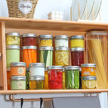 Load image into Gallery viewer, ComSaf Small Mason Jars 8oz - 8 Pack, Regular Mouth Mason Jar with Lids and Seal Bands, Glass Half Pint Canning Jar for Spice, Jam, Honey, Pickle, Dessert, Shower Wedding Favors, DIY Candles Decor
