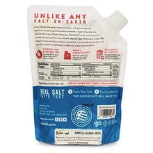 Load image into Gallery viewer, Redmond Real Salt - Ancient Fine Sea Salt, Unrefined Mineral Salt, 16 Ounce Pouch (1 Pack)
