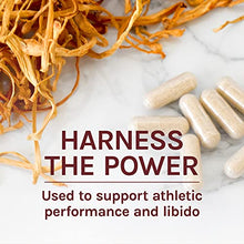 Load image into Gallery viewer, Host Defense, Cordyceps Capsules, Energy and Stamina Support, Mushroom Supplement, Unflavored, 120
