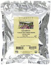 Load image into Gallery viewer, Starwest Botanicals Organic Turmeric Root Powder, 1 Pound Bulk
