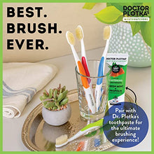 Load image into Gallery viewer, MOUTHWATCHERS Dr Plotkas Extra Soft Flossing Toothbrush Manual Soft Toothbrush for Adults, Ultra CleanToothbrush, Good for Sensitive Teeth and Gums, 2 Pack - Stocking Stuffers, Colors May Vary
