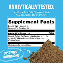 Load image into Gallery viewer, FreshCap Organic Turkey Tail Mushroom Extract Powder - USDA Organic -60 g- Supplement - Immune Protection - Add to Coffee/Tea/Smoothies-Real Fruiting Body No Fillers
