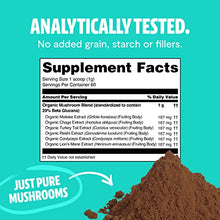 Load image into Gallery viewer, FreshCap Ultimate Mushroom Complex Powder - Lions Mane, Reishi, Cordyceps, Chaga, Turkey Tail, Maitake Supplements - For Immunity, Energy, Memory &amp; Focus - Add to Coffee/Tea/Smoothies (60 Servings)
