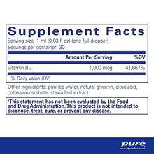 Load image into Gallery viewer, Pure Encapsulations B12 Liquid | 1,000 mcg Vitamin B12 (Methylcobalamin) Supplement to Support Nerves, Immune Health, Energy, and Cognitive Function* | 1 fl. oz.
