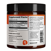 Load image into Gallery viewer, FreshCap Chaga Organic Mushrooms Extract Powder - Antioxidant, Digestive Health, Immune Support Supplement - Vegan, Pure Fruiting Body Extract - Add to Coffee/Tea/Smoothies - 2.1 Ounces
