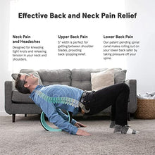 Load image into Gallery viewer, Chirp Wheel Foam Roller Set - Deep Muscle Relief, 4 Padded Foam Rollers: 12", 10", 6" Deep Tissue, &amp; 4" Focus Roller Wheel, Targeted Back Massage, Supports Back Pain Relief, Holds Up to 500 lbs - Mint
