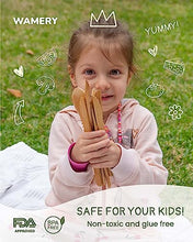 Load image into Gallery viewer, Bamboo Cutlery Set 18-Pieces Bamboo Forks Spoons &amp; Knives - Reusable Bamboo Flatware for Picnic Party Travel or Hiking Bamboo Utensil Cutlery Set - Wooden Compostable Silverware with Travel Pouch Bag
