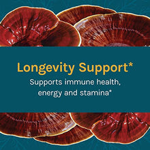 Load image into Gallery viewer, Host Defense, Reishi Capsules, Supports General Wellness and Vitality, Mushroom Supplement, Unflavored, 120 Count (Pack of 1)
